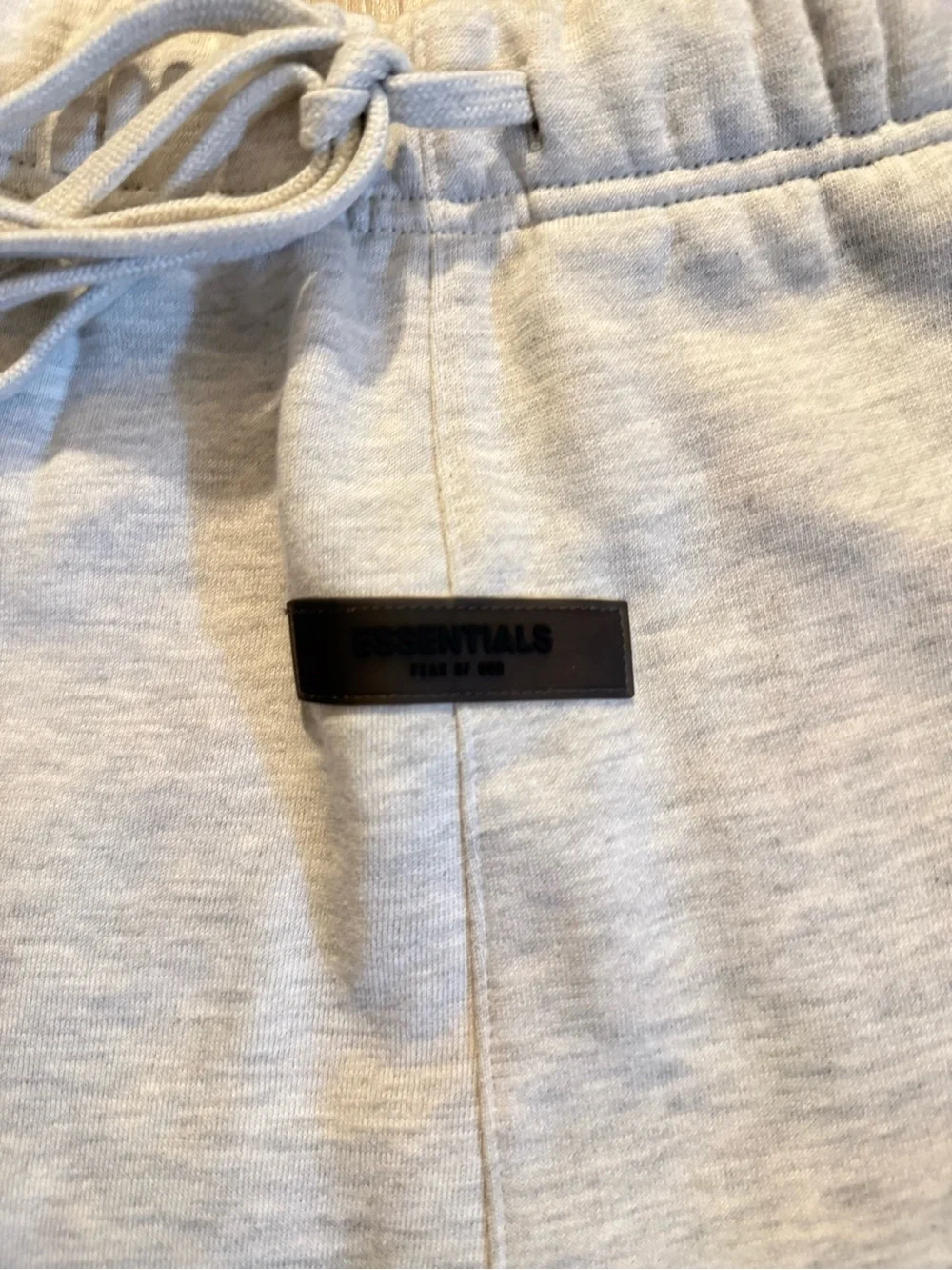 Essentials Light Gray Men's Sweatpants with Drawstring
